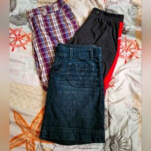 4/$20-Bundle of long Bermuda shorts